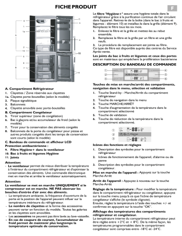 Bauknecht KGEA 355 BIO OPTIM. Fridge/freezer combination Manuel utilisateur | Fixfr