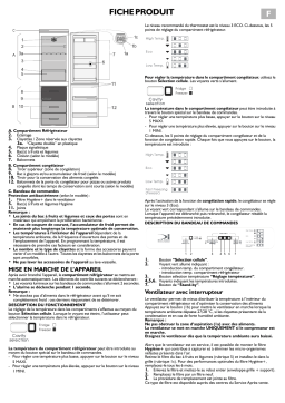 Bauknecht KGEA 325 BIO PLUS IO Fridge/freezer combination Manuel utilisateur