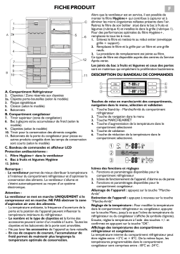 Bauknecht KGEA 356 BIO OPTIMA IN Fridge/freezer combination Manuel utilisateur