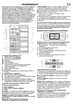 Bauknecht KGNA336 BIO OPT IN Fridge/freezer combination Manuel utilisateur