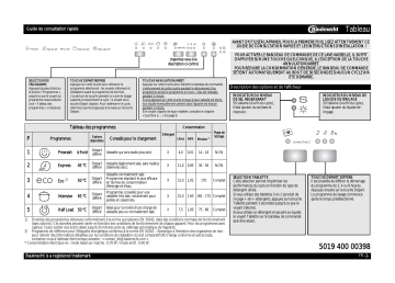 Mode d'emploi | Bauknecht GSIS 5104A1I Dishwasher Manuel utilisateur | Fixfr