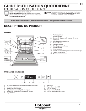 BCIO 3T122 PE CH | Bauknecht HIO 3C22 W Dishwasher Manuel utilisateur | Fixfr