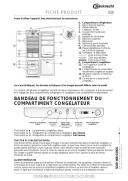 Bauknecht KGIK 3200/A Fridge/freezer combination Manuel utilisateur