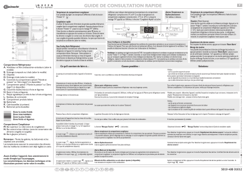 KGIE 3105/A++-LH/1 | KGIE 3205/A++ | BCB35DIA+ | Bauknecht KGIE 3105/A++/1 Fridge/freezer combination Manuel utilisateur | Fixfr