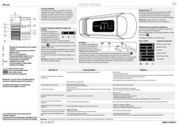 Bauknecht KVI 2851 A++ LH Refrigerator Manuel utilisateur | Fixfr