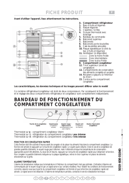 Fagor FIC-471 Fridge/freezer combination Manuel utilisateur