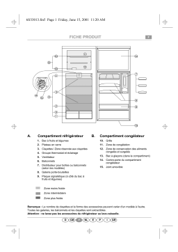 Bauknecht ART 993/H Fridge/freezer combination Manuel utilisateur