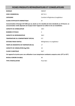 Indesit XI9 T1I X Fridge/freezer combination Manuel utilisateur