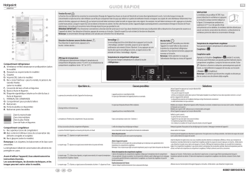 Ariston BCB 7030 F 60HZ Fridge/freezer combination Manuel utilisateur | Fixfr