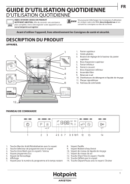 HOTPOINT/ARISTON HFC 3C24 X Dishwasher Manuel utilisateur