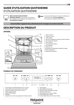 HOTPOINT/ARISTON HBC 3C24 F X Dishwasher Manuel utilisateur