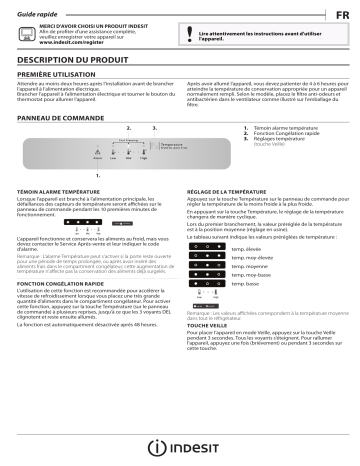 Indesit UI4 F1T S Freezer Manuel utilisateur | Fixfr