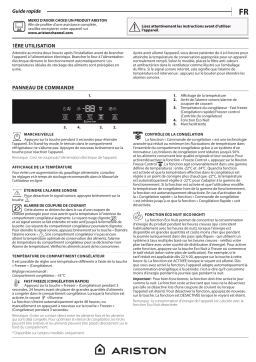 Ariston AF 1800 E F1 Freezer Manuel utilisateur
