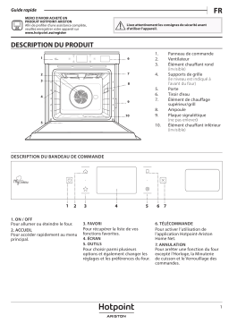 HOTPOINT/ARISTON FI9 P8P2 SH IX HA Oven Manuel utilisateur