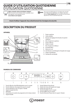 Indesit DFO 3C23 A X Dishwasher Manuel utilisateur