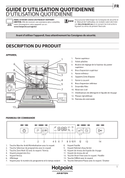 HOTPOINT/ARISTON HBO 3T141 W B Dishwasher Manuel utilisateur