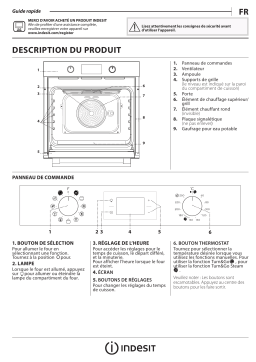 Indesit IFWS 3841 JH IX Oven Manuel utilisateur