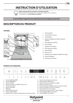 HOTPOINT/ARISTON HIS 9050 WELO Dishwasher Manuel utilisateur