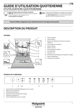 HOTPOINT/ARISTON HI 3010 Dishwasher Manuel utilisateur