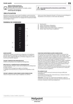 HOTPOINT/ARISTON HAFC9 TO32SX Fridge/freezer combination Manuel utilisateur
