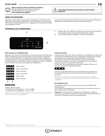 Indesit LI7 S1E W UK Fridge/freezer combination Manuel utilisateur | Fixfr