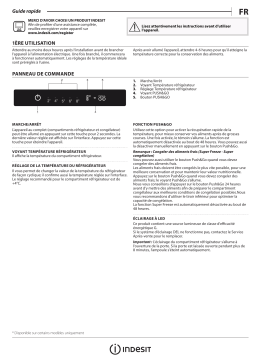 Indesit INFC8 TI21W Fridge/freezer combination Manuel utilisateur