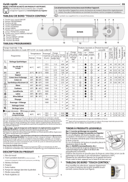 HOTPOINT/ARISTON AQD1172D 697J EU/A N Washer dryer Manuel utilisateur