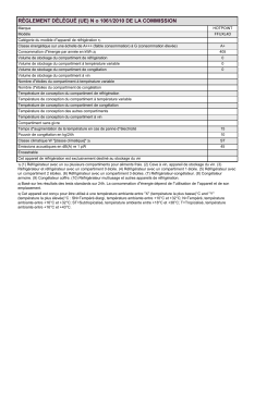 Hotpoint FFUXL4D Side-by-Side Manuel utilisateur