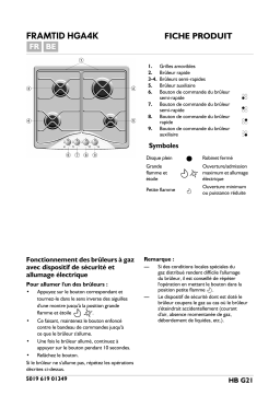 IKEA HB G21 S Hob Manuel utilisateur