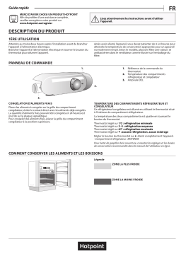 Hotpoint HF A1.UK.1 Refrigerator Manuel utilisateur