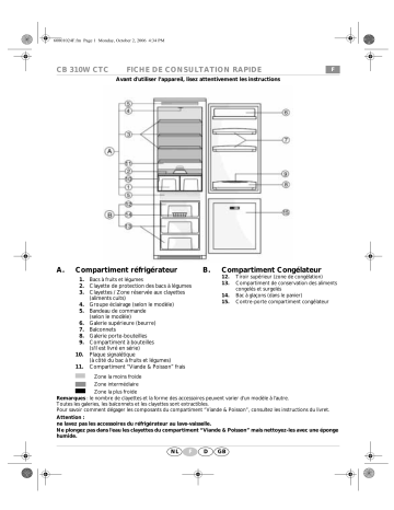 KD6178BFUU/A01 | Atag KS3178BFUU/A01 Fridge/freezer combination Manuel utilisateur | Fixfr