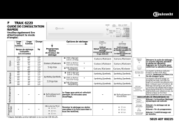 Bauknecht TRAK 6220 Dryer Manuel utilisateur
