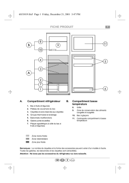 NEUTRAL RD24 Fridge/freezer combination Manuel utilisateur