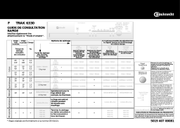 Bauknecht TRAK 6330 Dryer Manuel utilisateur
