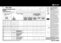 Bauknecht TRAE 6560/1 Dryer Manuel utilisateur