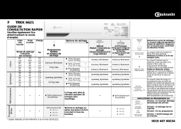 Bauknecht TRKK 6621 Dryer Manuel utilisateur
