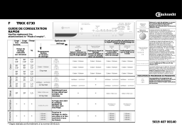 Bauknecht TRKK 6730 Dryer Manuel utilisateur