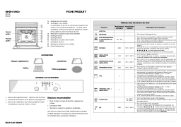 Bauknecht BSZ 5800 IN Oven Manuel utilisateur