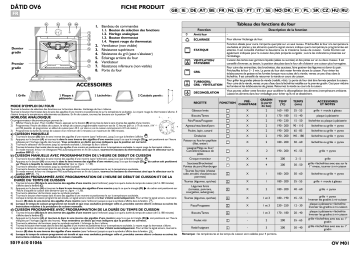 OV M01 AN | IKEA OV M01 WF Oven Manuel utilisateur | Fixfr