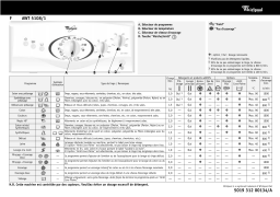 Whirlpool AWT 5108/1 Washing machine Manuel utilisateur