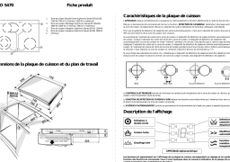 Bauknecht EKAD 5470 IN Hob Manuel utilisateur