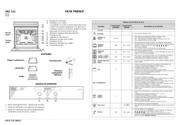 Whirlpool AKZ 124 NB Oven Manuel utilisateur