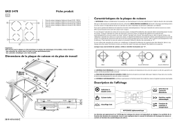 Bauknecht EKD 5470 IN Hob Manuel utilisateur