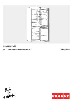 Franke FCB 320 NF NE F Fridge/freezer combination Manuel utilisateur