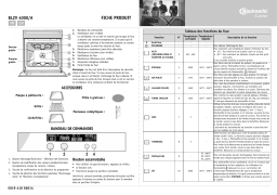 Bauknecht BLZV 4000/A WS Oven Manuel utilisateur