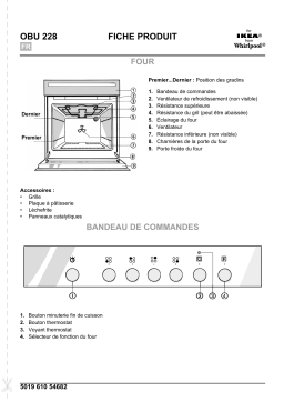 IKEA OBU 228 B Oven Manuel utilisateur