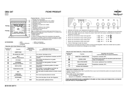 IKEA OBU 247 W Oven Manuel utilisateur