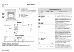 Whirlpool AKZ 168/01 WH Oven Manuel utilisateur