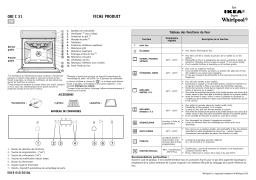 IKEA OBI C31 W Oven Manuel utilisateur