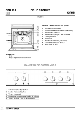 IKEA SBU 905 S Oven Manuel utilisateur